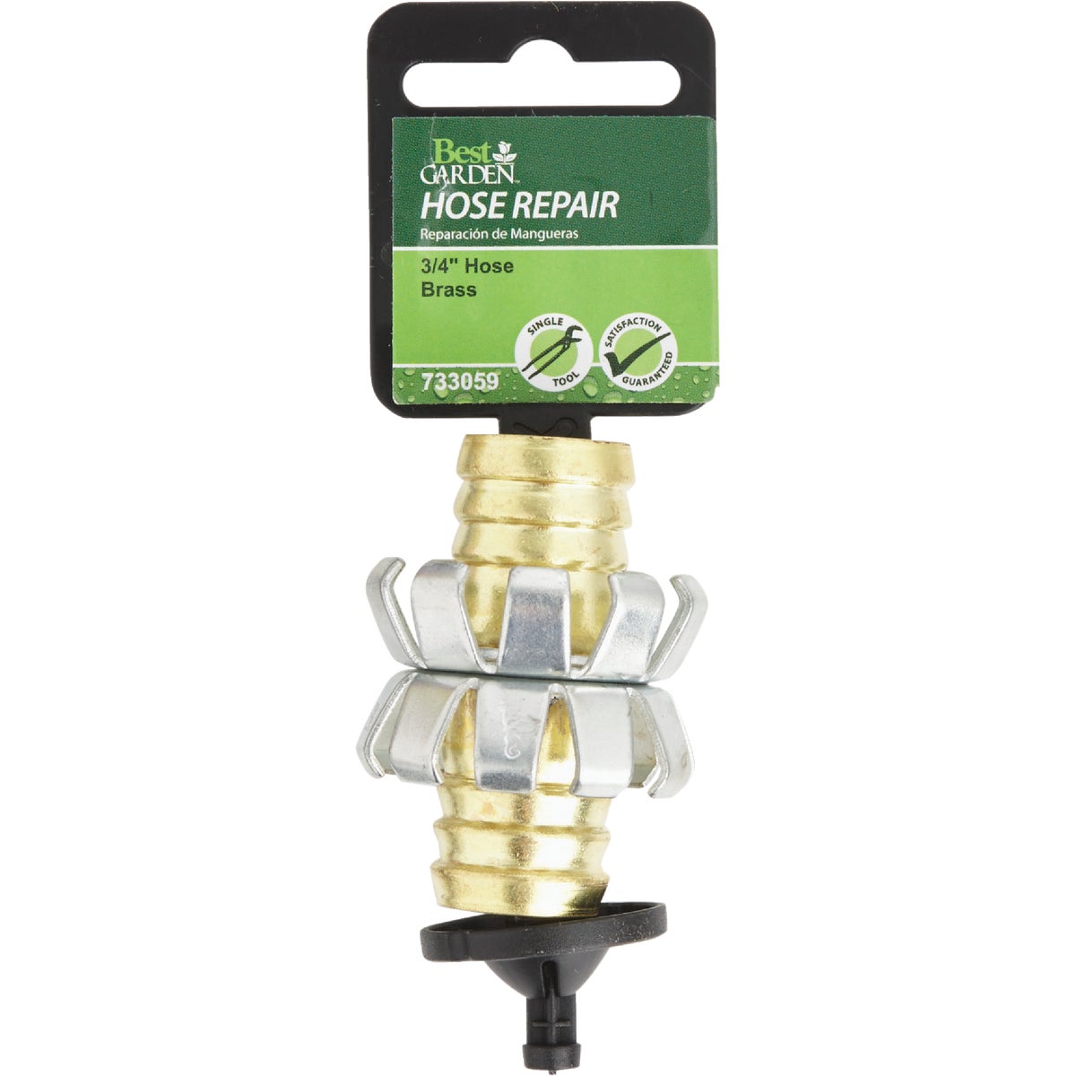 Best Garden 3/4 In. Brass Mid-Hose Mender