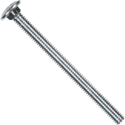 Hillman 1/4 In. x 3-1/2 In. Grade 2 Zinc Carriage Bolt (100 Ct.)