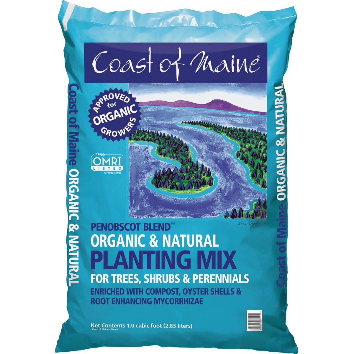 Coast of Maine Penobscot Blend 1 Cu. Ft. Organic & Natural Top Soil Planting Mix