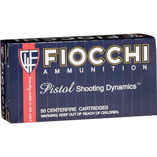 Fiocchi Shooting Dynamics 9mm 115 Grain JHP Centerfire Ammunition Cartridges