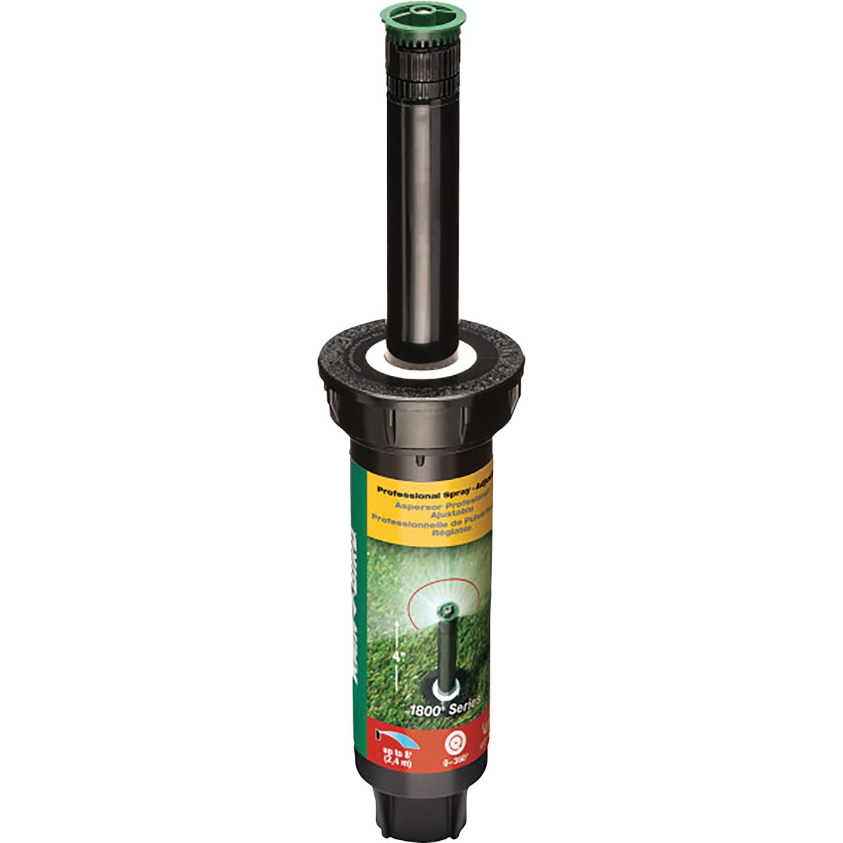 Rain Bird 4 In. Full Circle Adjustable 8 Ft. Rotary Sprinkler