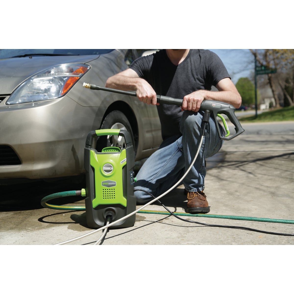 Greenworks 1600 psi 13A Cold Water Electric Pressure Washer