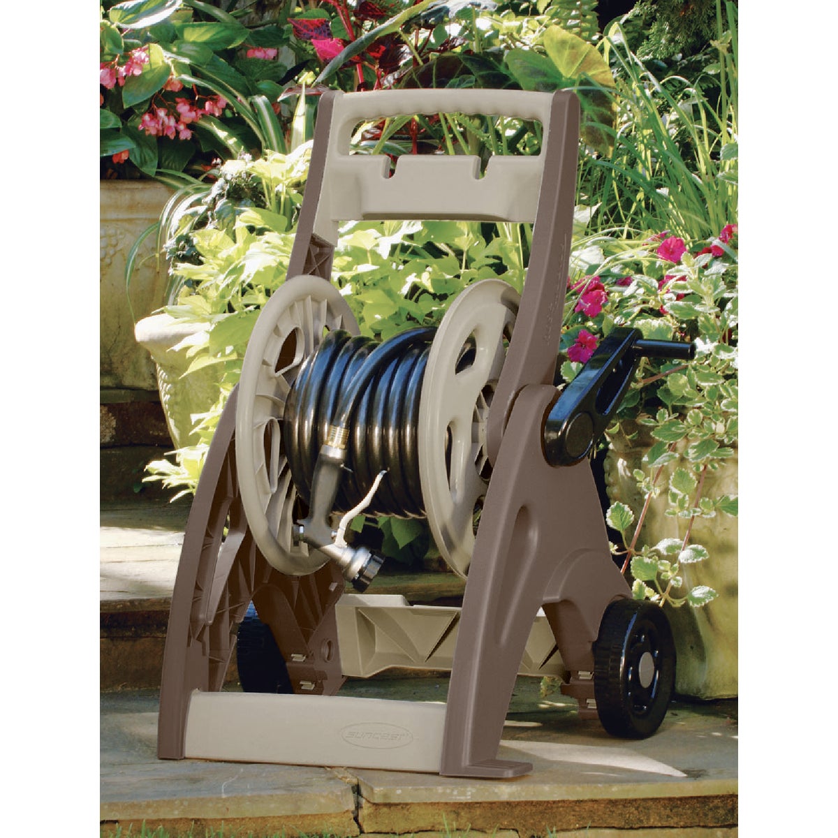 Suncast 175 Ft. x 5/8 In. Bronze Hosemobile Resin Hose Reel