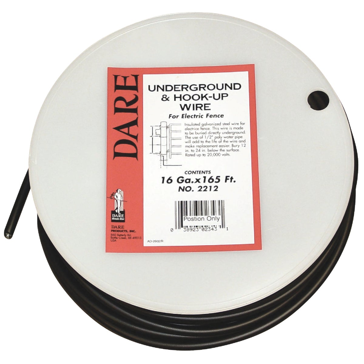 Dare 14 Ga. x 165 Ft. Underground & Hook-Up Wire