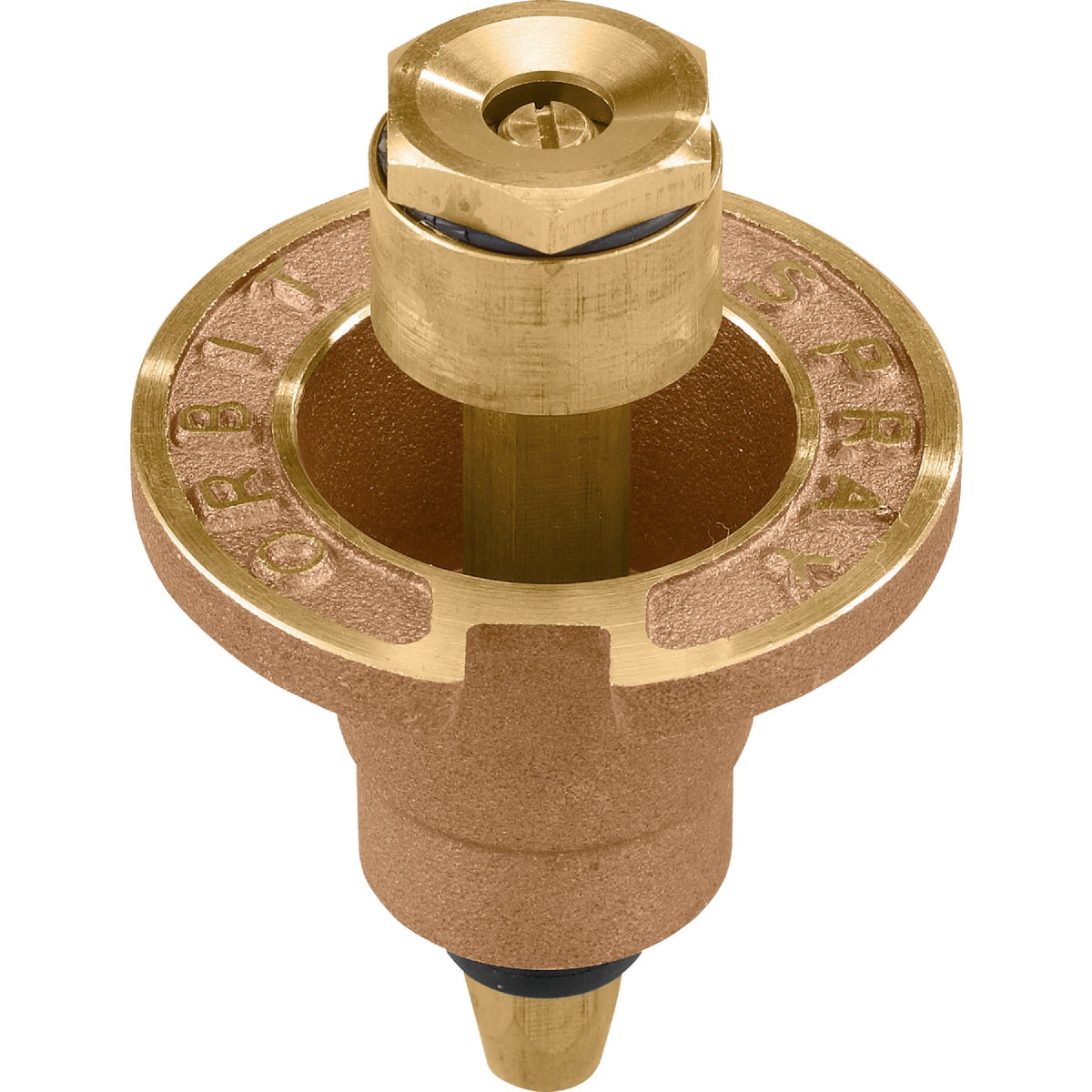 Orbit 1.75 In. Half Circle Brass Sprinkler Pop-Up Head