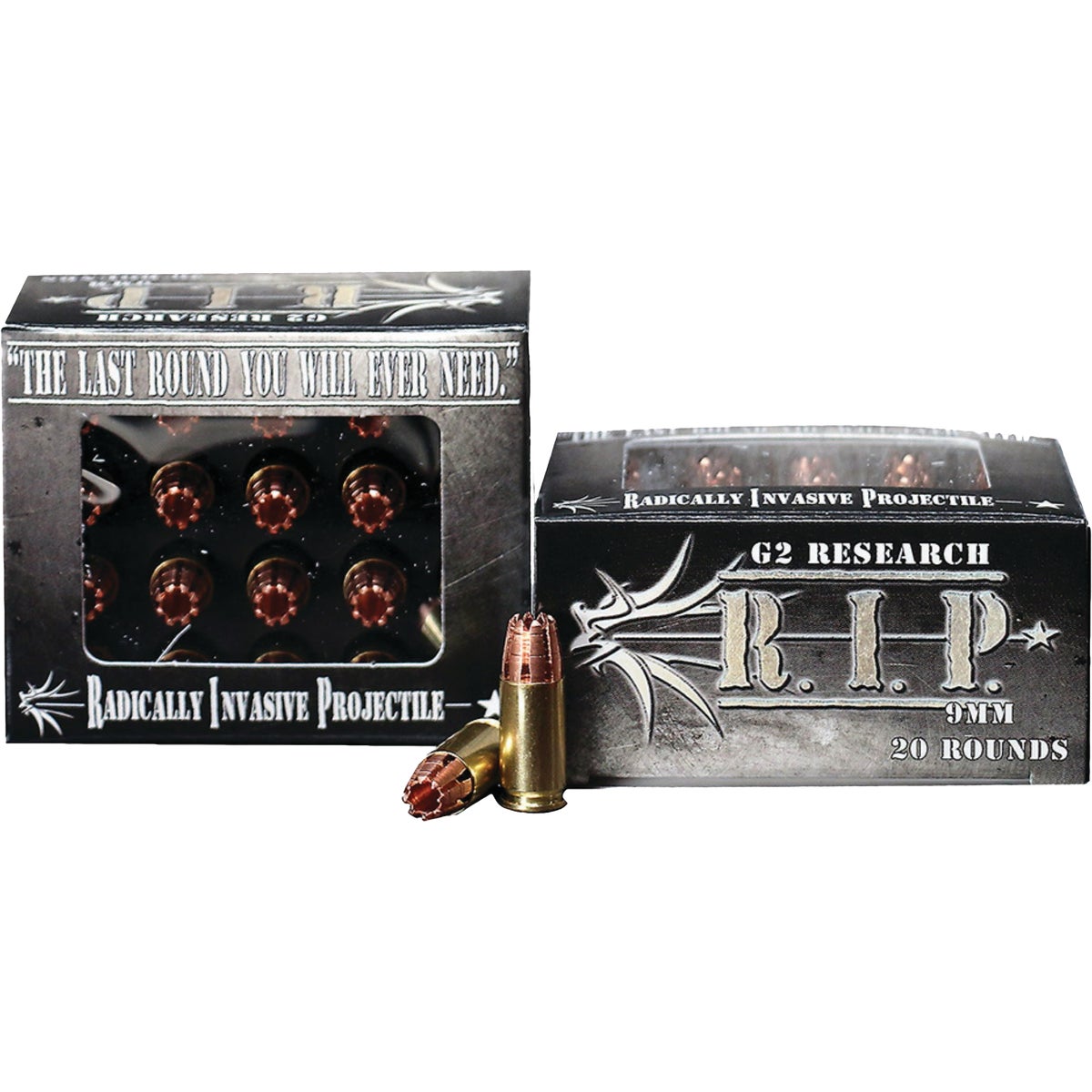 G2 Research R.I.P. 9mm 92 Grain Centerfire Ammunition Cartridges