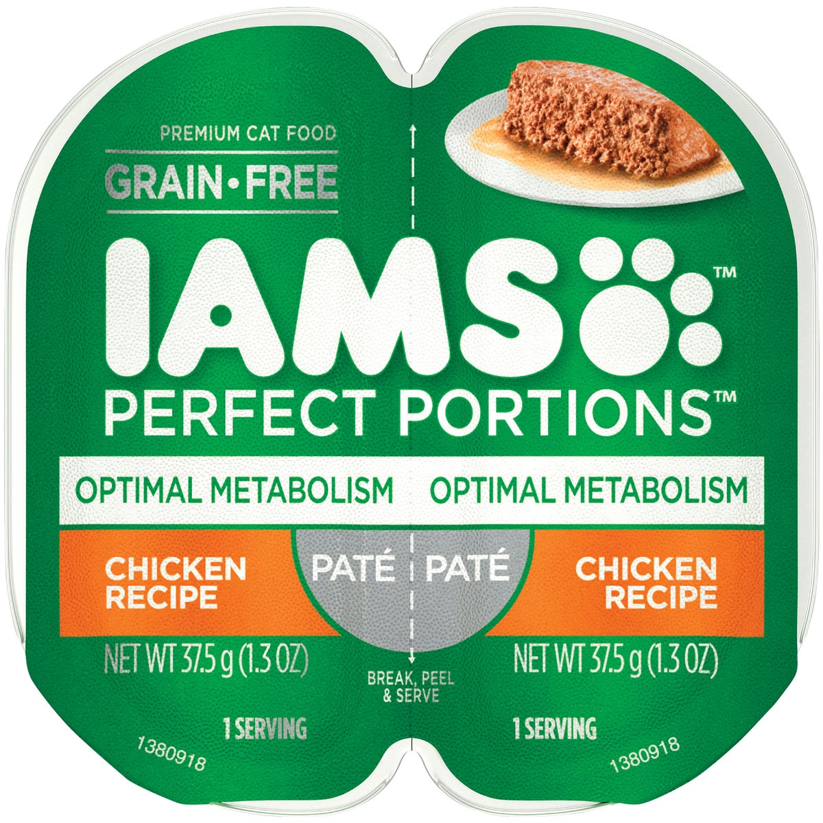 Iams Perfect Portions Optimal Metabolism 2.6 Oz. Chicken Flavor Adult Wet Cat Food