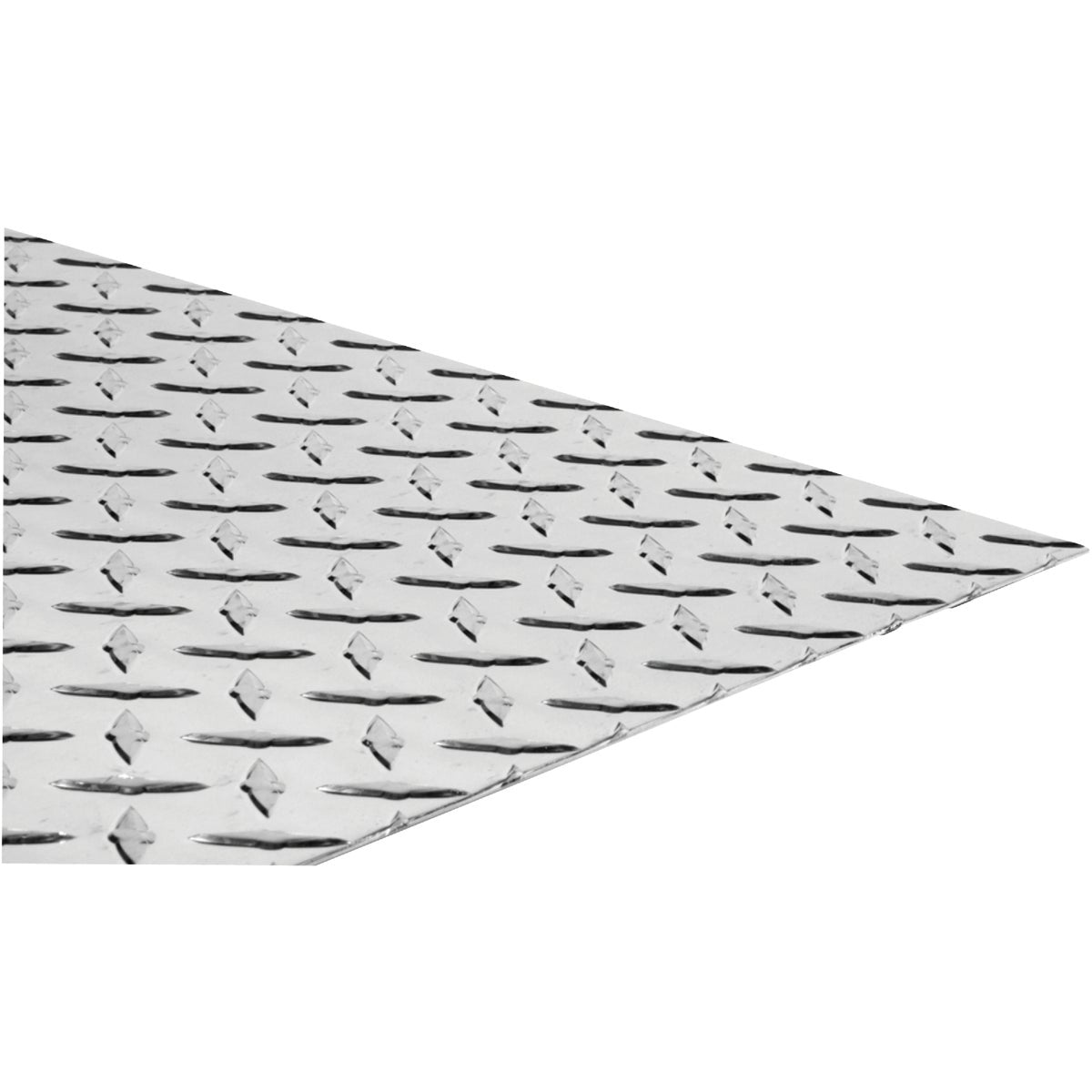 Hillman Steelworks 12 In. x 24 In. Brite Aluminum Tread Plate