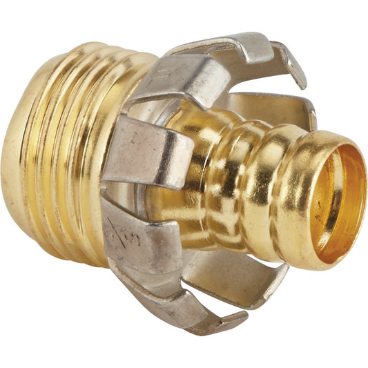 Best Garden 5/8 In. Male Brass Hose Coupling Mender