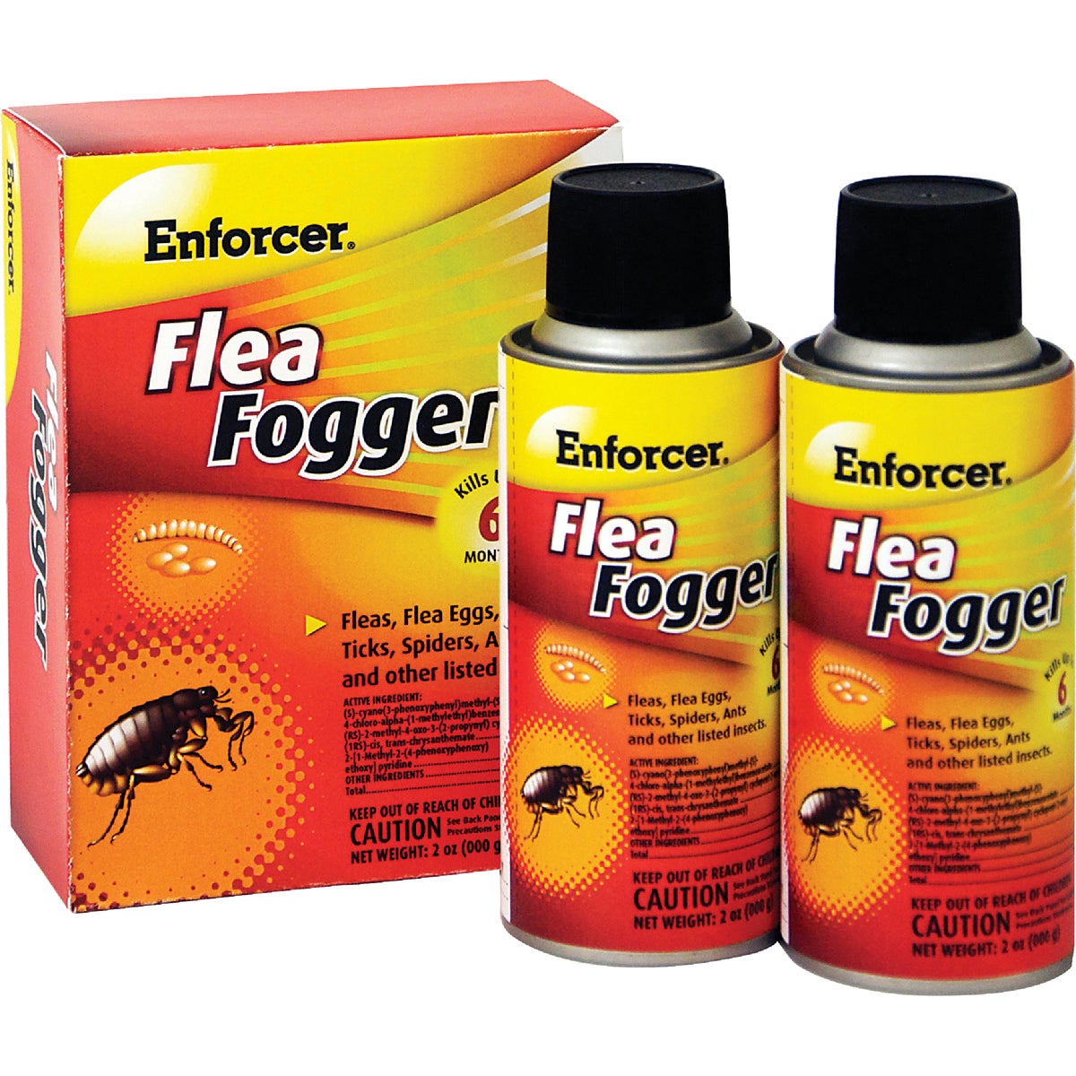 Enforcer 2 Oz. Flea Indoor Insect Fogger (2-Pack)