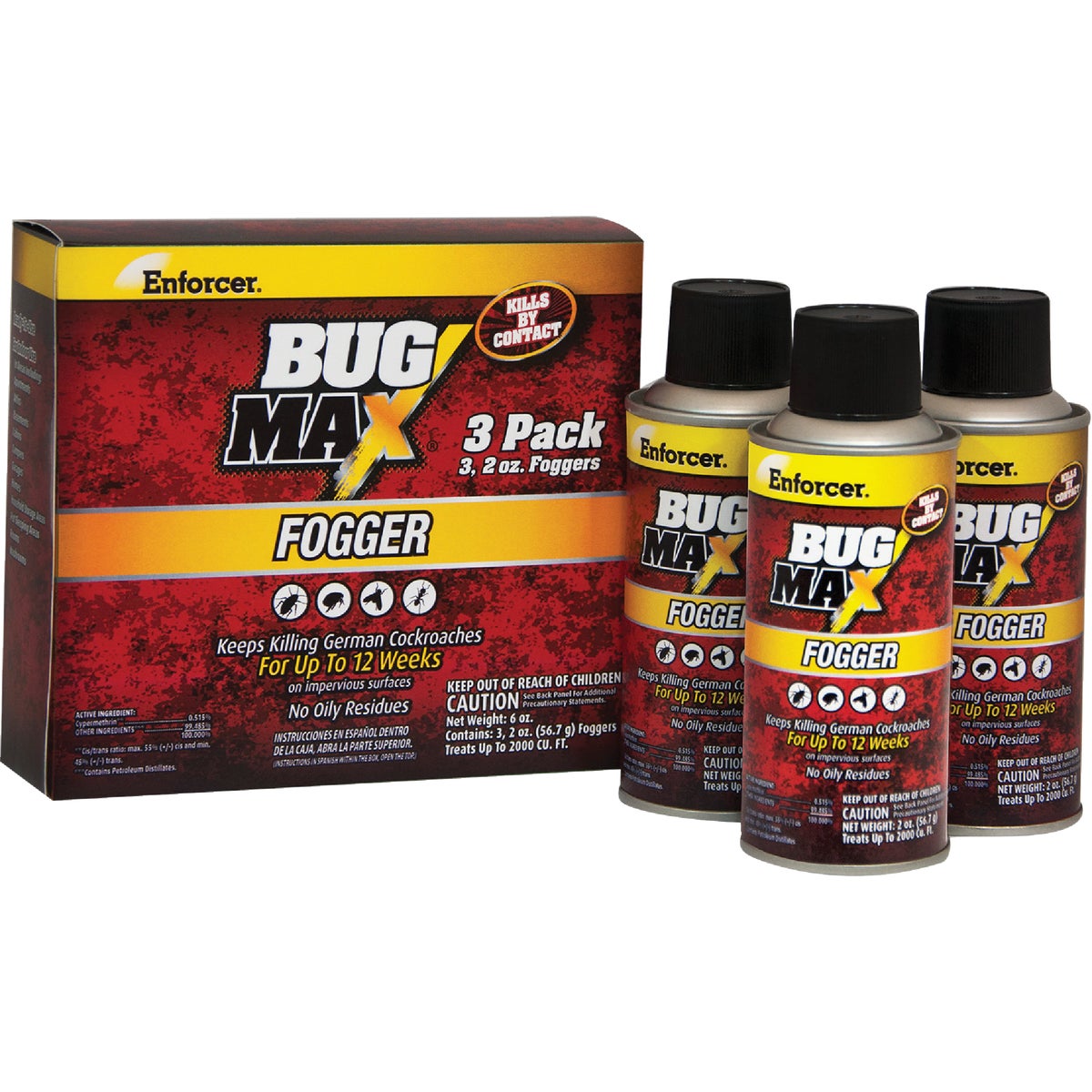 Enforcer Bug Max 2 Oz. Indoor Insect Fogger (3-Pack)