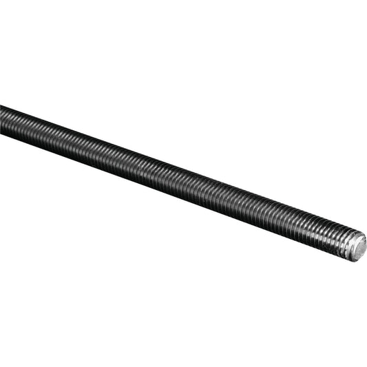 HILLMAN Steelworks 1/4 In. x 3 Ft. Stainless Steel Threaded Rod