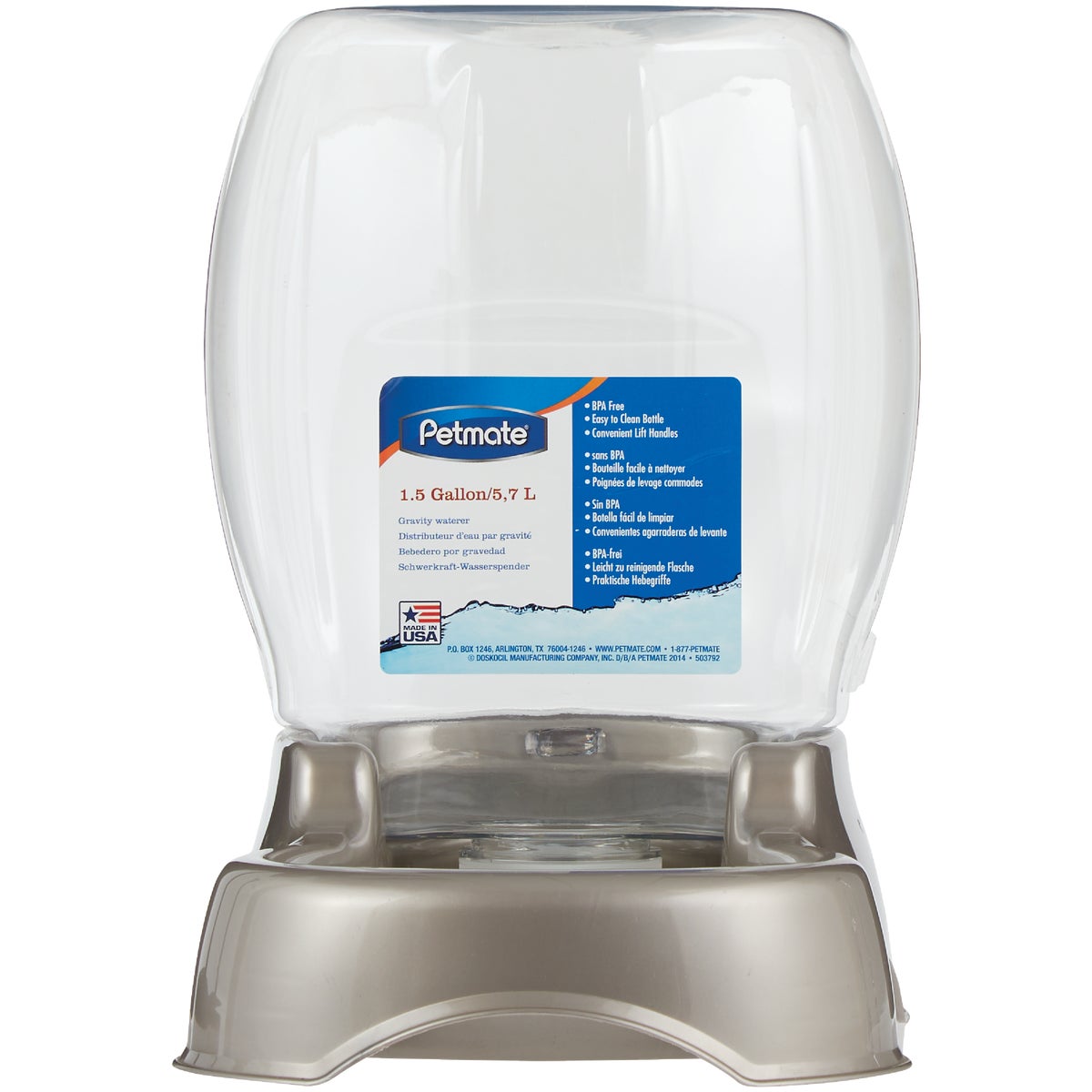 Petmate Pet Caf 1.5 Gal. Automatic Pet Waterer