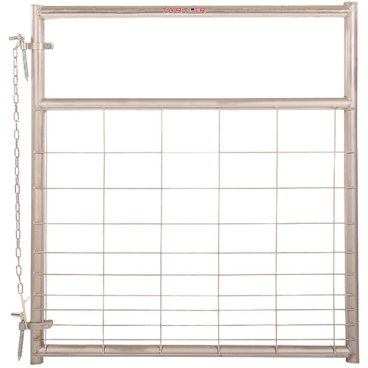 Tarter Watchman 50 In. H. x 4 Ft. L. x 1-3/4 In. Tube Diameter Galvanized Tube Gate