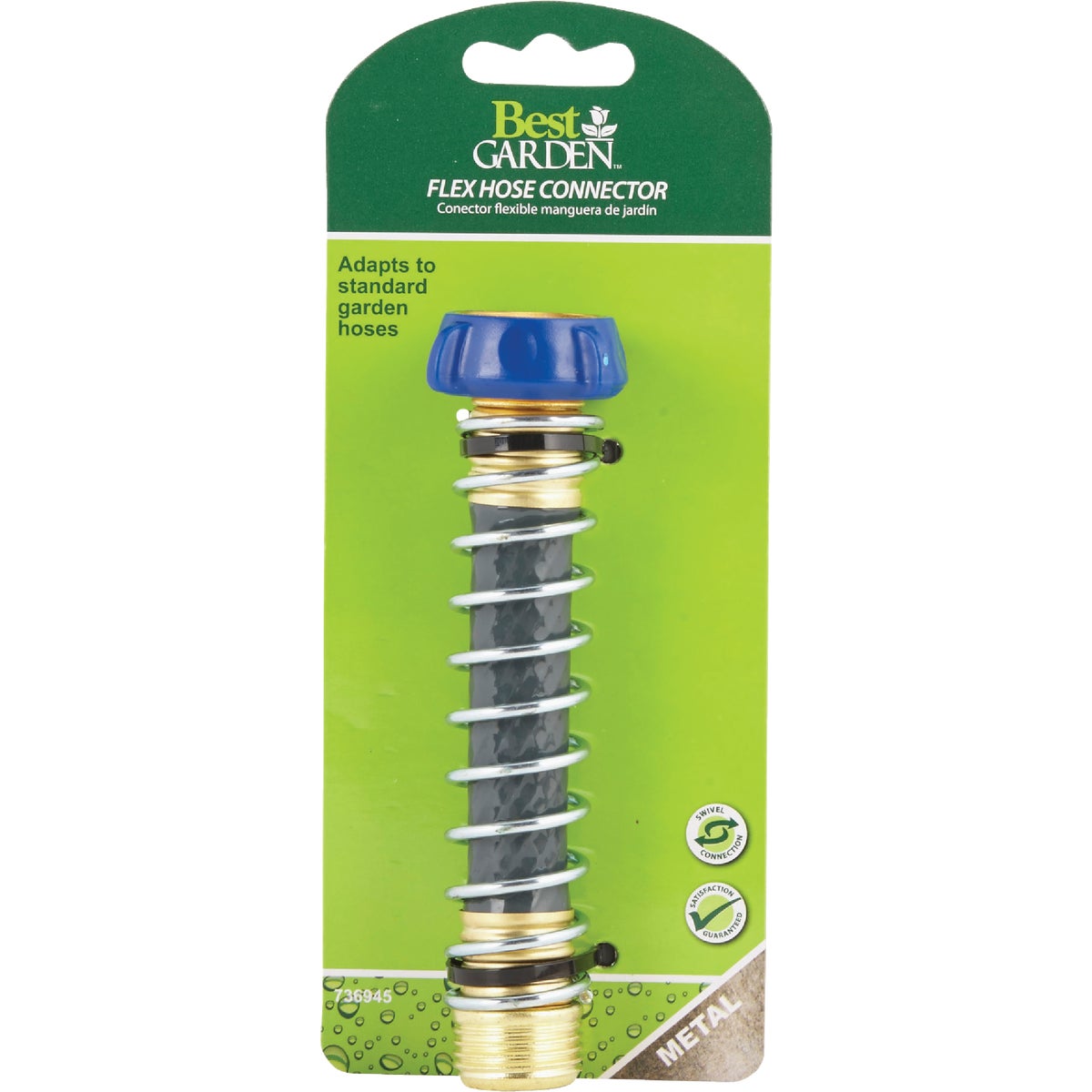 Best Garden 3/4 In. FNH x 3/4 In. MNH Brass & PVC Hose Connector