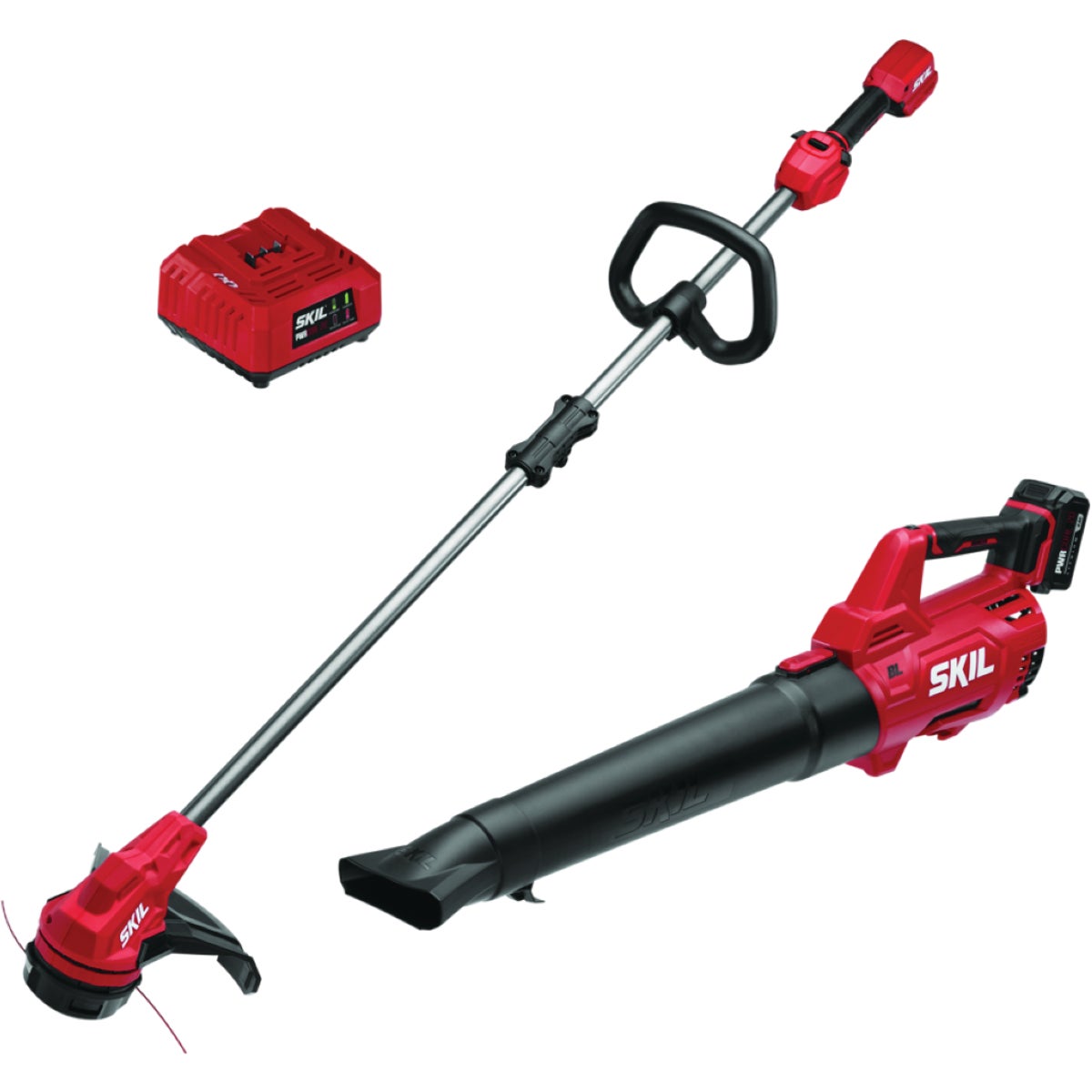 SKIL PwrCore 20V Brushless Leaf Blower & 20V 13 In. Brushless String Trimmer Combo Kit