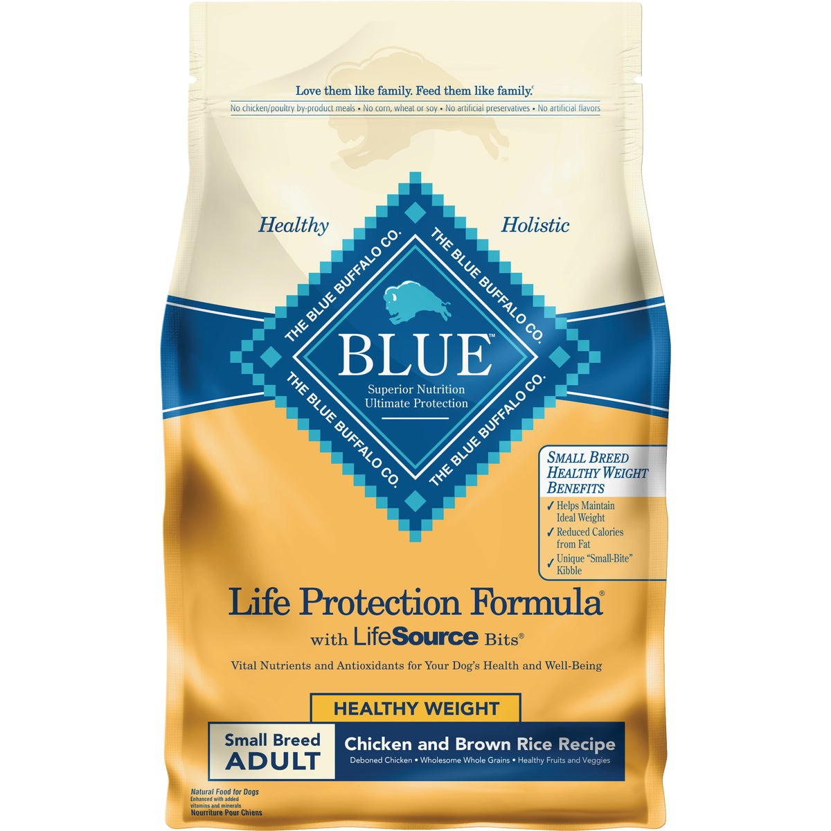 Blue Buffalo Life Protection Formula 6 Lb. Chicken & Brown Rice Healthy Weight Small Breed Adult Dry Dog Food