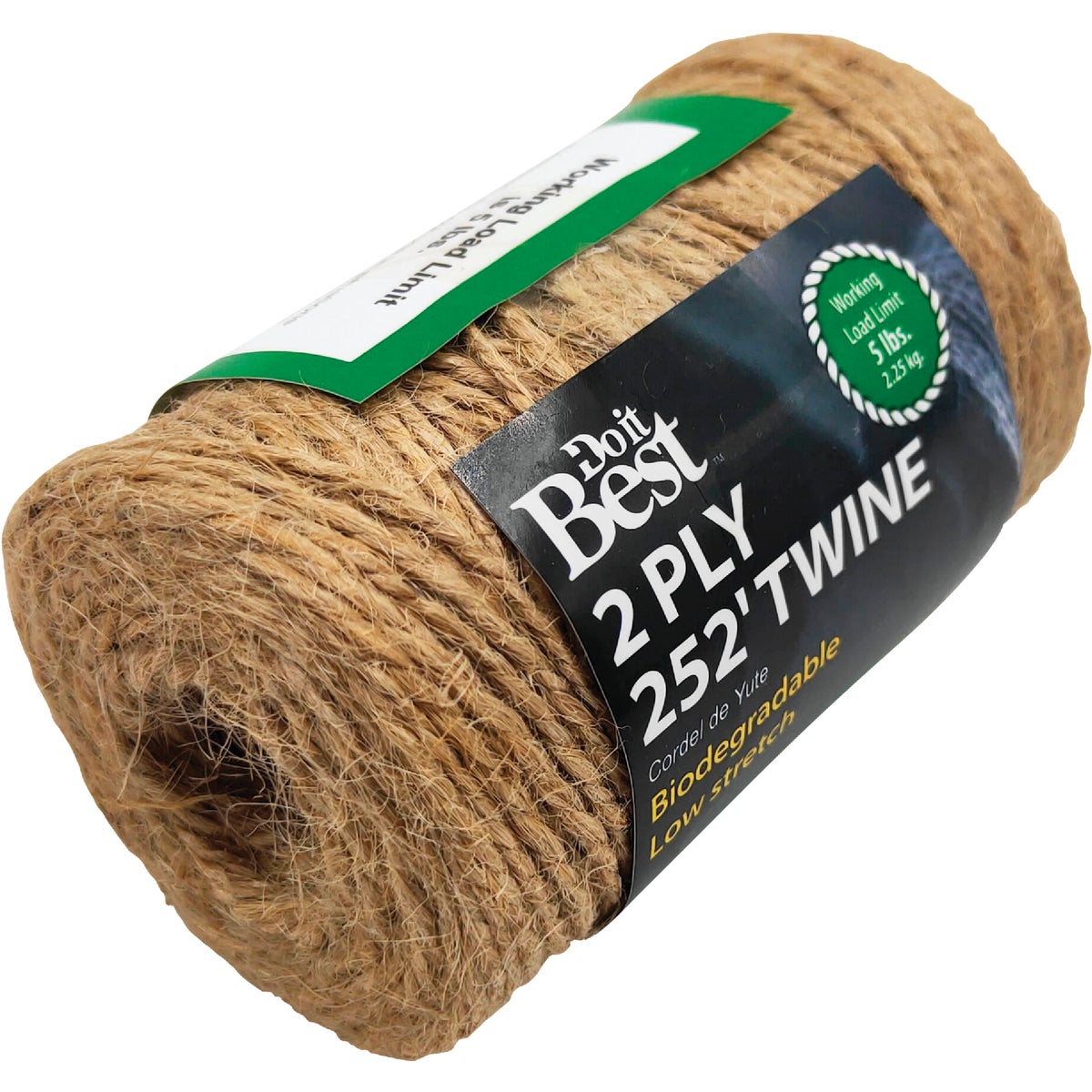 Do it Best 2-Ply x 252 Ft. Brown Jute Biodegradable Twine