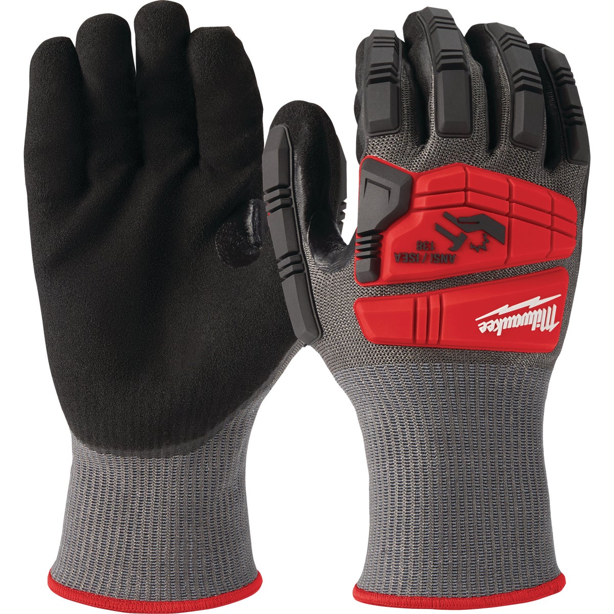 Milwaukee Impact Cut Level 5 Unisex XL Nitrile Dipped Work Gloves