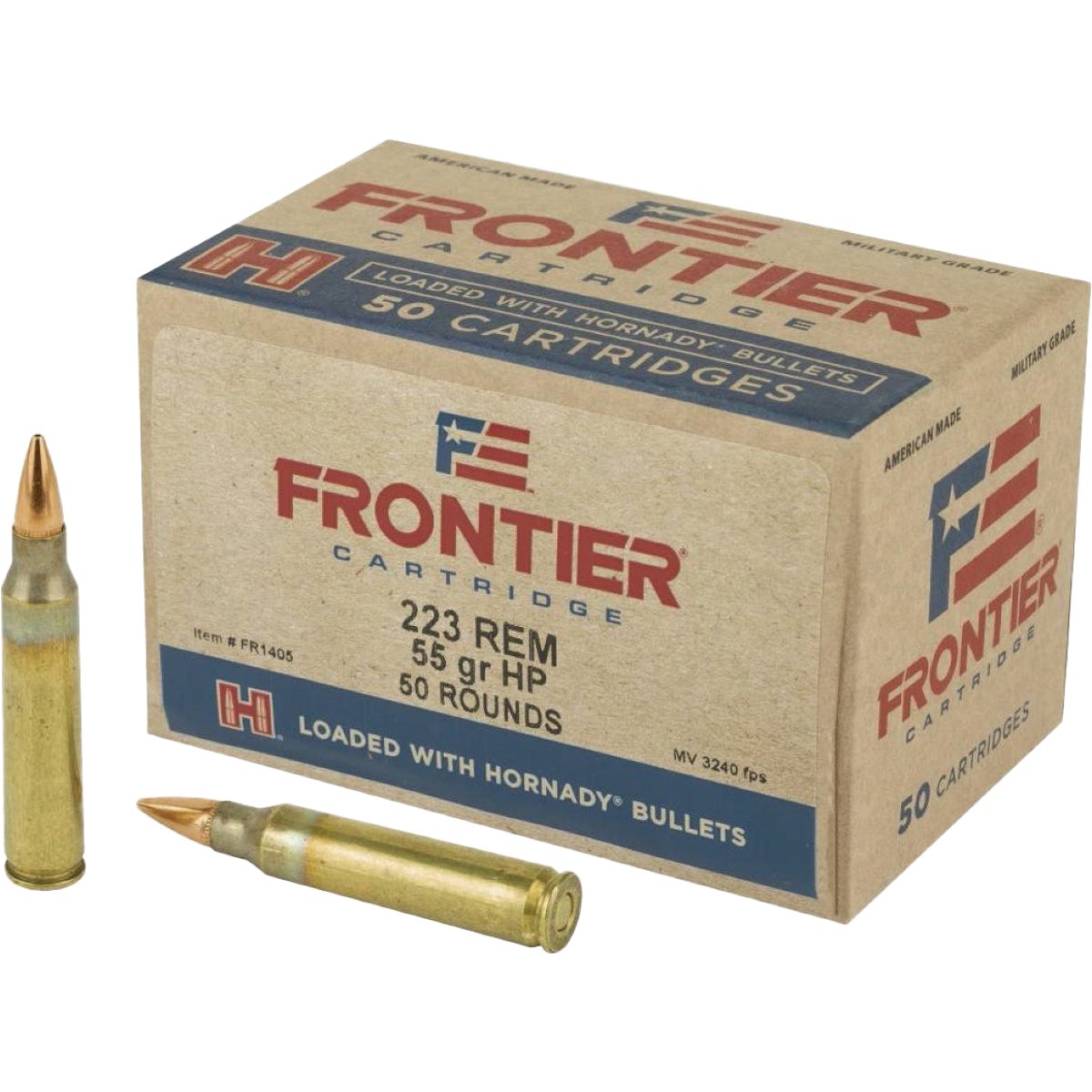 Hornady Frontier .223 Rem 55 Grain HPM Centerfire Ammunition Cartridges