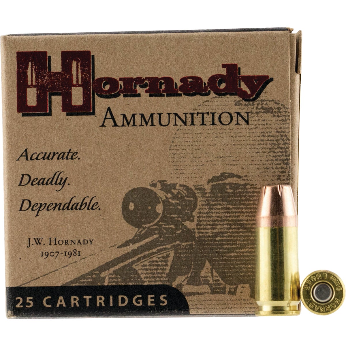 Hornady 9mm Luger 147 Grain XTP Centerfire Ammunition Cartridges