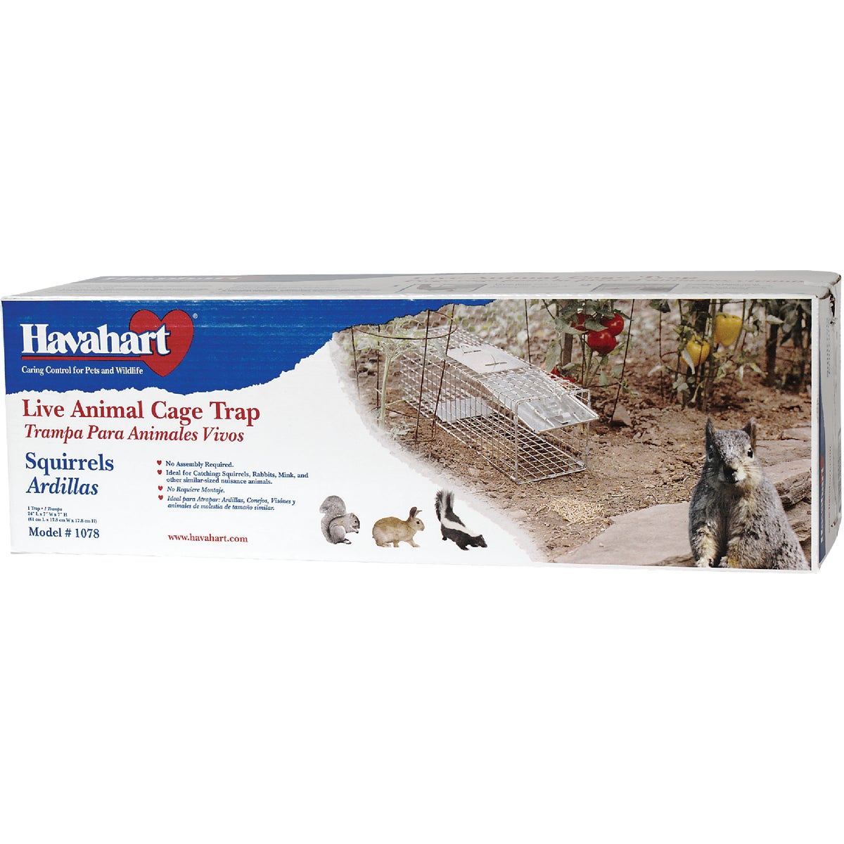 Havahart Professional Galvanized Steel 24 In. Medium Live Animal Trap