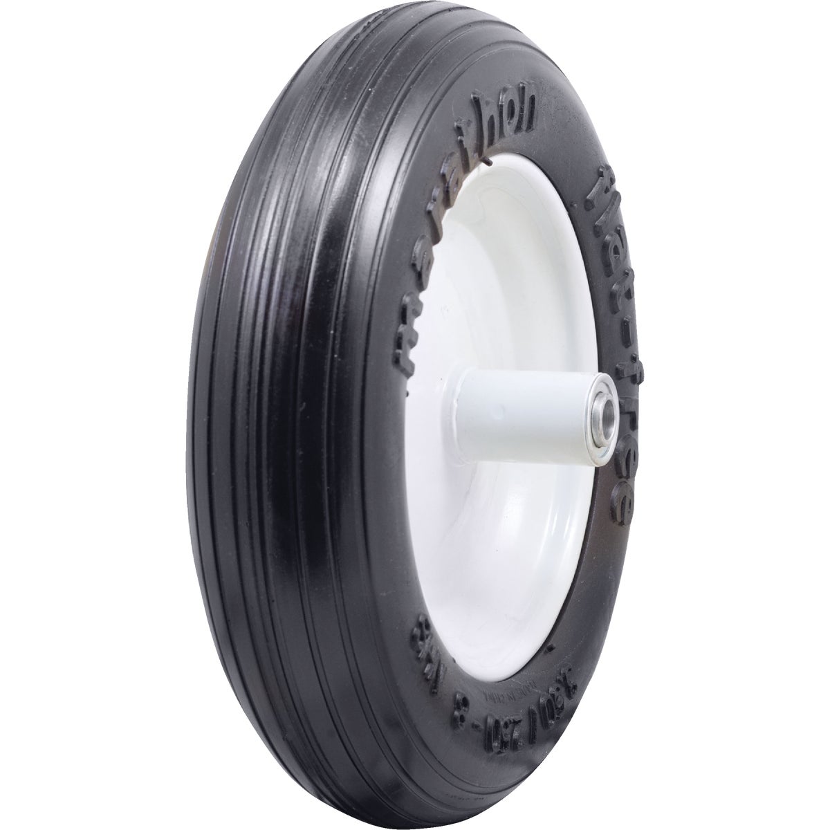 Marathon 13 x 350/250-8 In. Flat Free Wheelbarrow Wheel