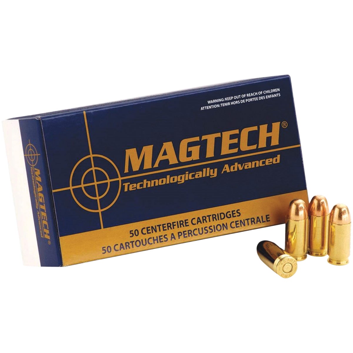 MagTech Technologically Advanced 9mm Luger 147 Grain FMJ Centerfire Ammunition Cartridges