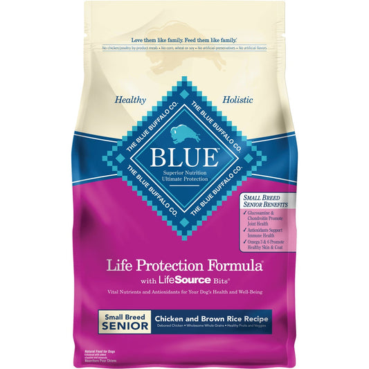 Blue Buffalo Life Protection Formula 6 Lb. Chicken & Brown Rice Small Breed Senior Dry Dog Food