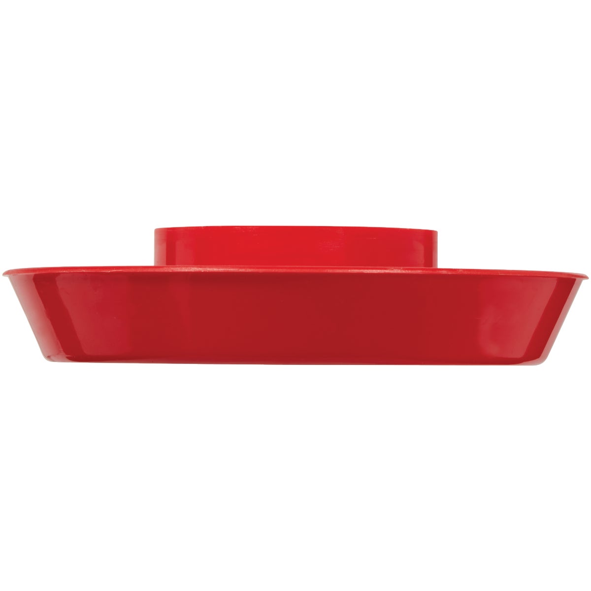 Farm-Tuff 1 Qt. Screw-On Red Polypropylene Poultry Waterer Base