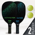 Franklin Activator 2-Player Wooden Pickleball Paddle & Ball Set