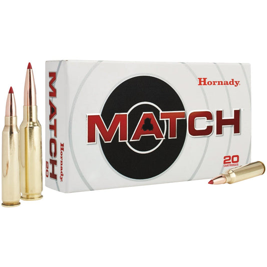 Hornady Match .223 Rem 73 Grain Centerfire Ammunition Cartridges