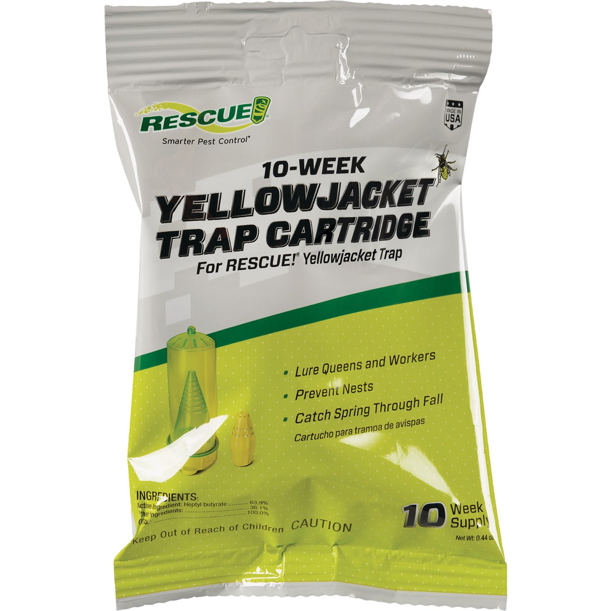 Rescue 0.44 Oz. Liquid Outdoor Yellow Jacket Bait Cartridge