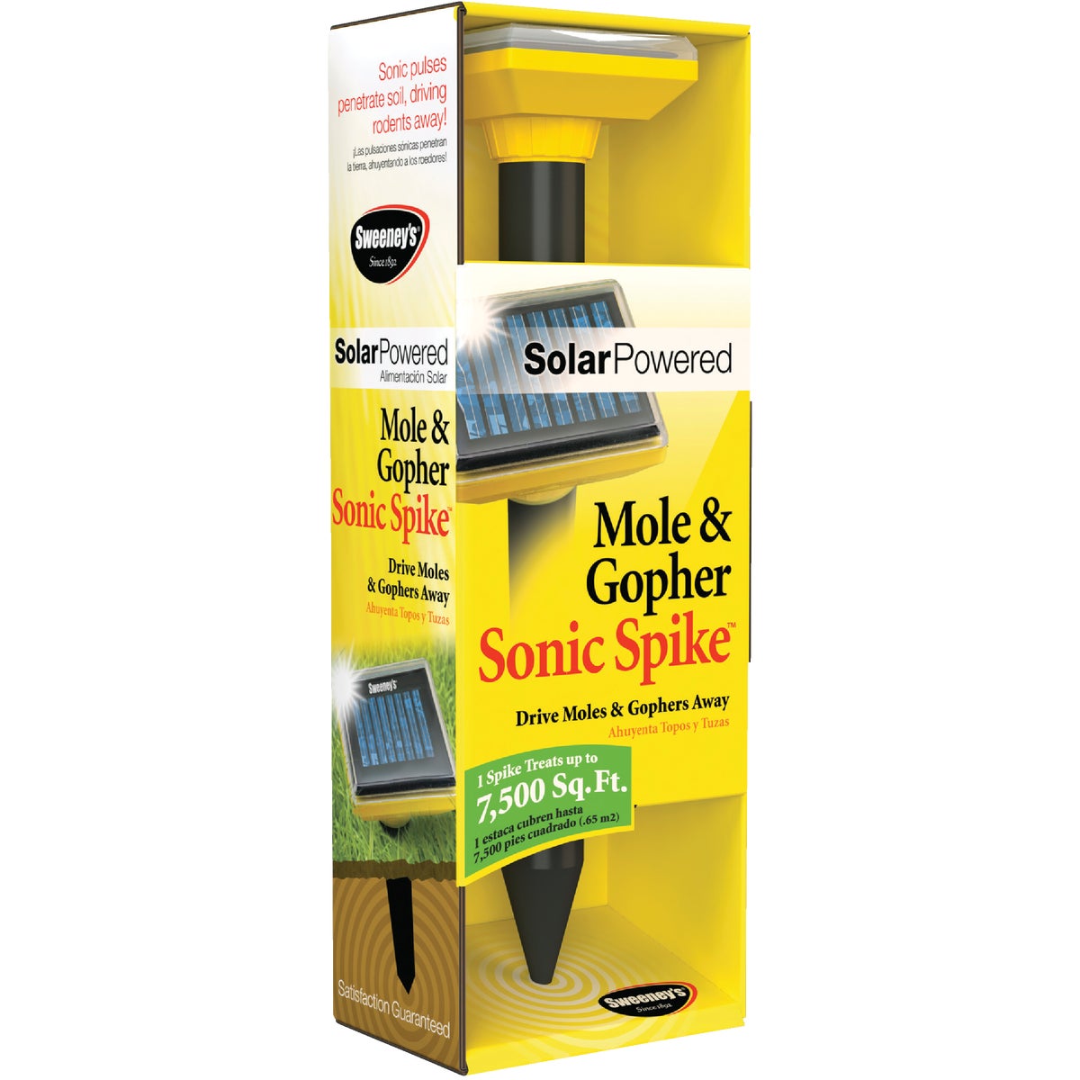 Victor 7500 Sq. Ft. Coverage Plastic Solar-Powered Sonic Mole Spike