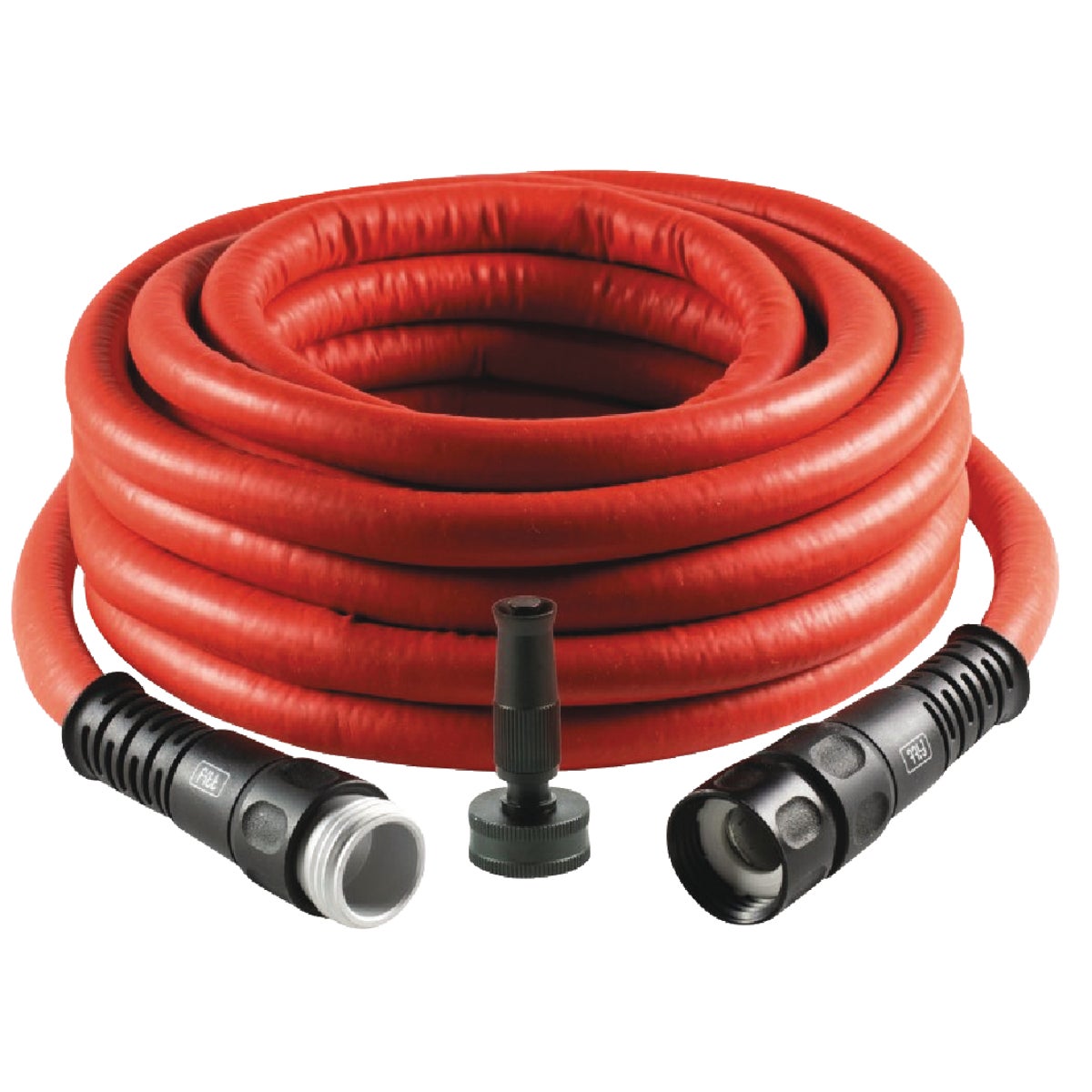 Fitt Flow 1/2 In. x 100 Ft. Red Expandable Hose & Twist Nozzle