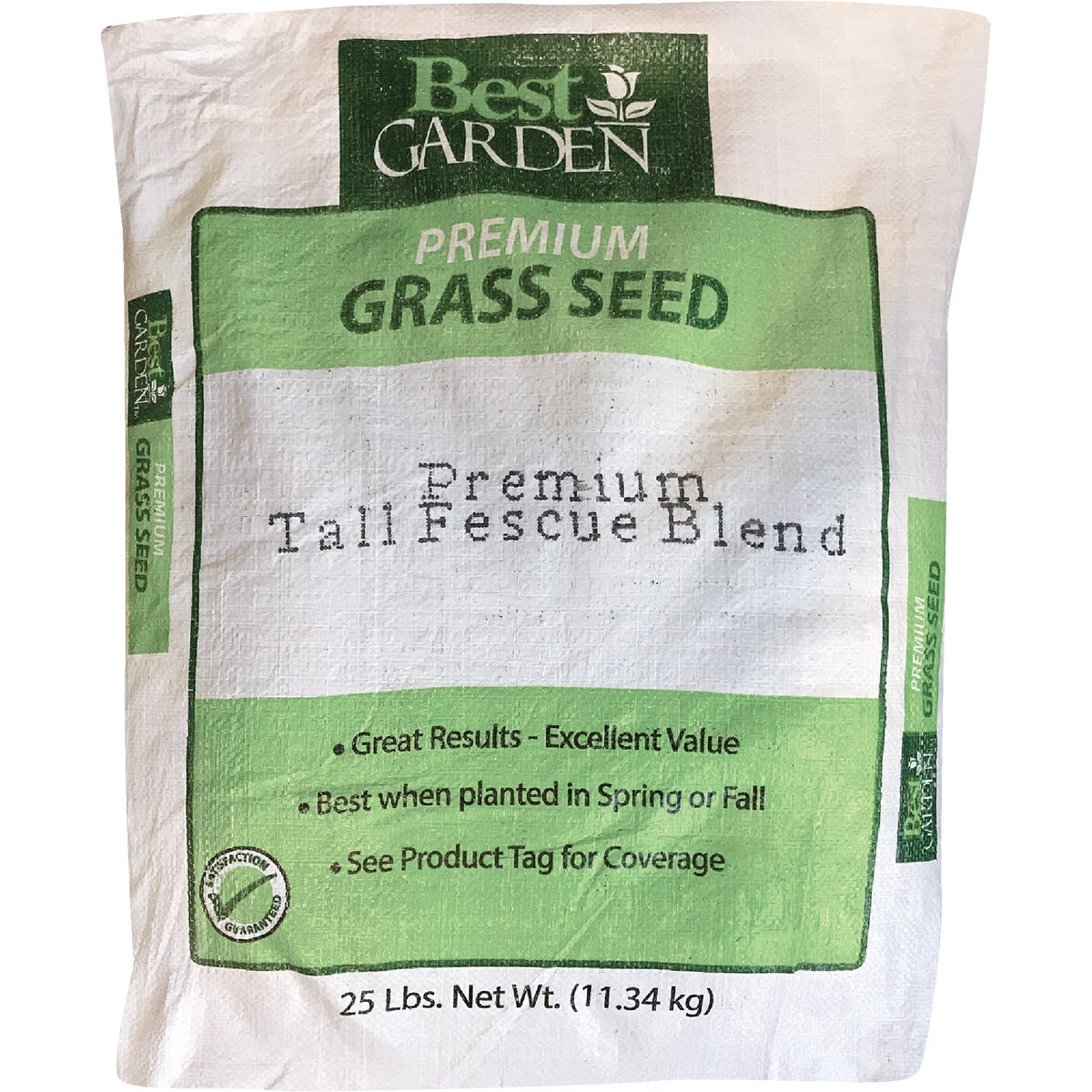 Best Garden 25 Lb. 4500 Sq. Ft. Coverage Sun to Partial Shade Grass Seed