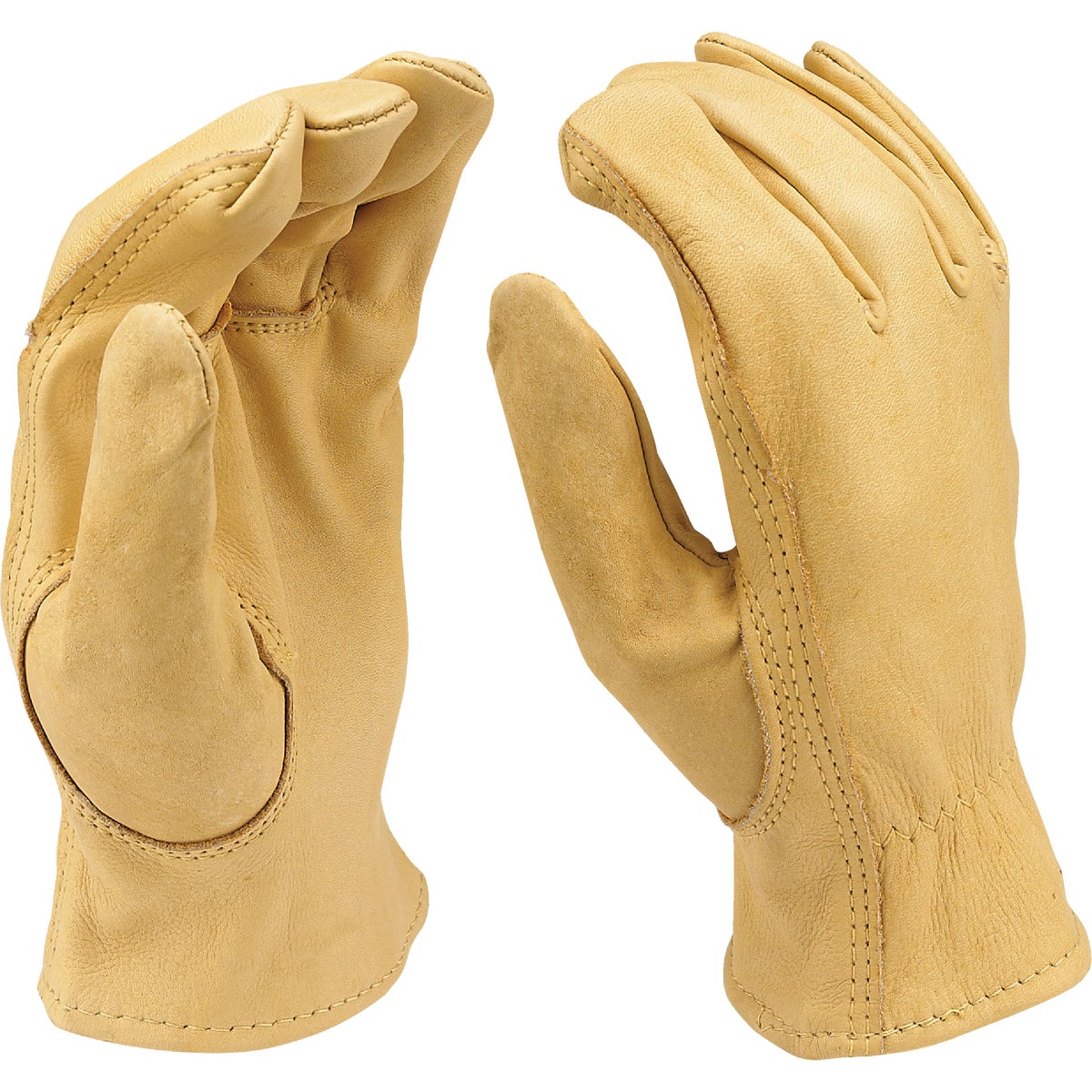 Midwest Gear Men's Large Smooth Grain Leather Work Glove