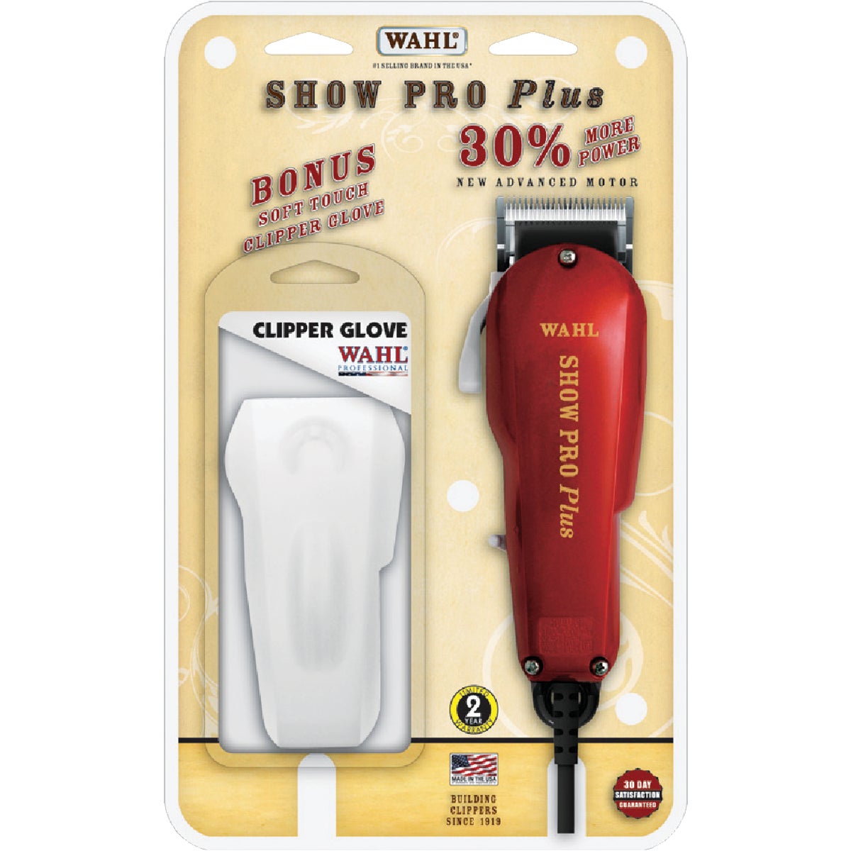 Wahl Show Pro Plus Satin Chrome Blade Animal Clipper Kit (6-Piece)