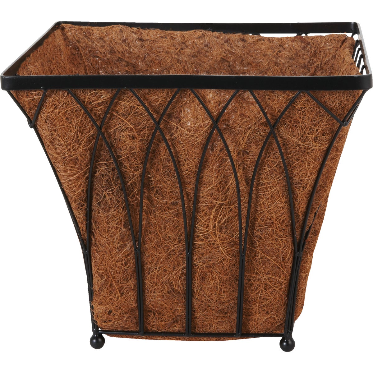 Best Garden 14 In. Steel Rod Black Planter