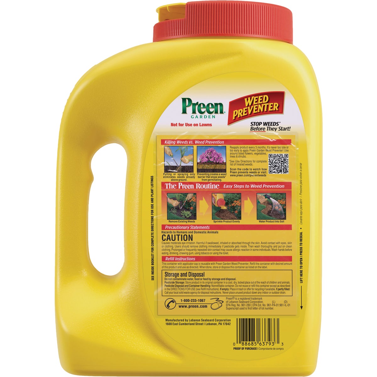 Preen 5.625 Lb. Ready To Use Granules Garden Weed Preventer