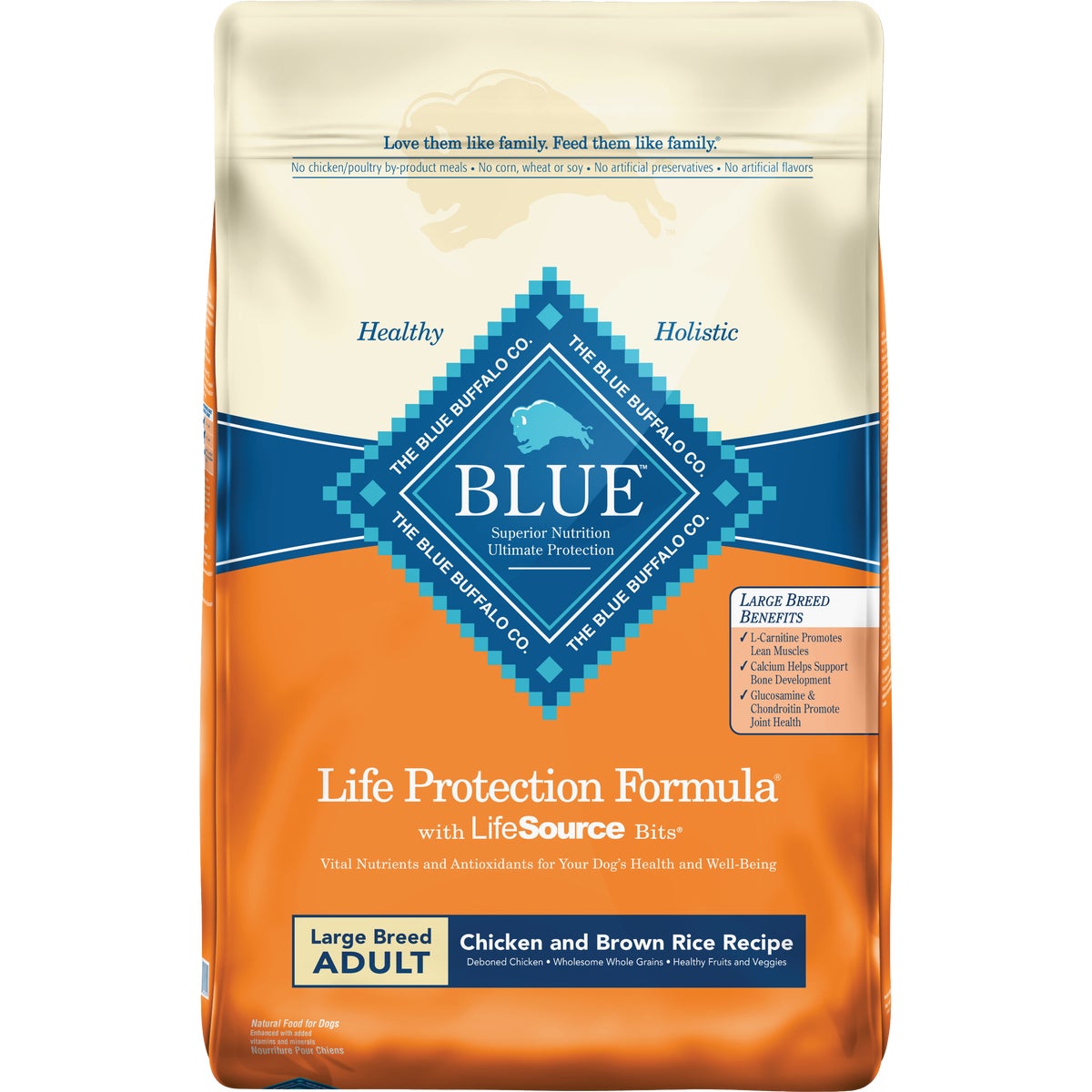 Blue Buffalo Life Protection Formula 30 Lb. Chicken & Brown Rice Large Breed Adult Dry Dog Food