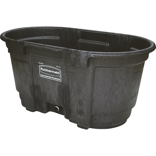 Rubbermaid 100 Gal. Plastic Stock Tank with 1-1/2 In. Drain Plug