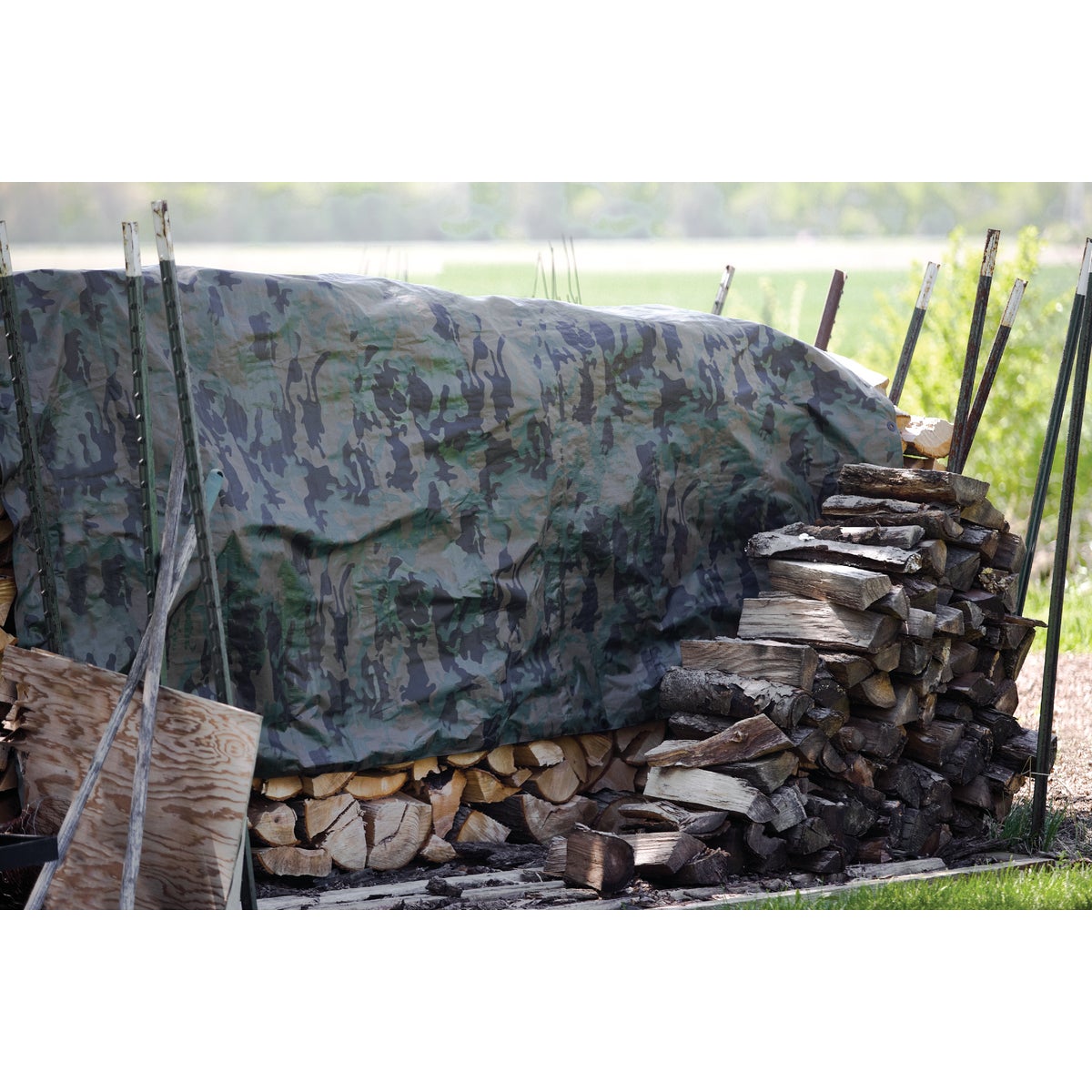 Do it Best Camo Woven 8 Ft. x 10 Ft. Medium Duty Poly Tarp