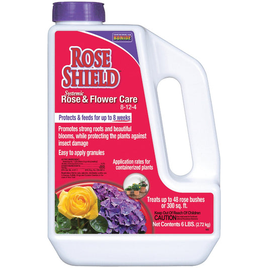 Bonide Rose Shield 6 Lb. 8-12-4 Dry Plant Food with Insect Protection