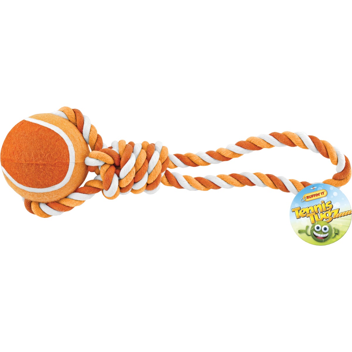 Westminster Pet Ruffin' it Giant Tennis Ball Rope Tug Dog Toy