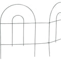 Best Garden 8 Ft. Powder-Coated Green Wire Folding Fence