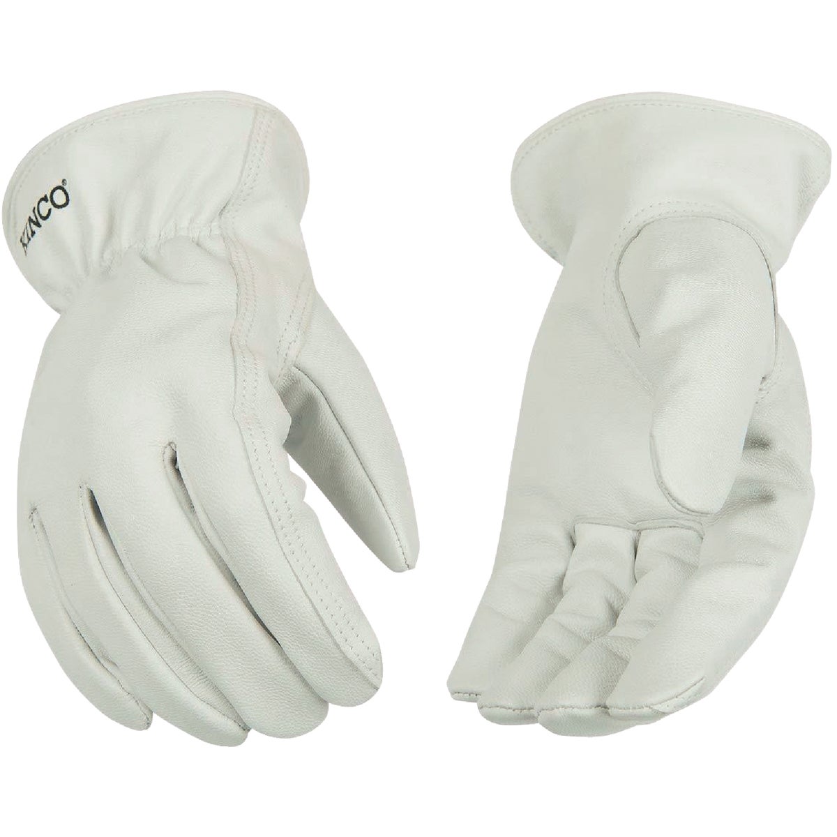 Kinco Men's Large White Goatskin Leather Driver Glove