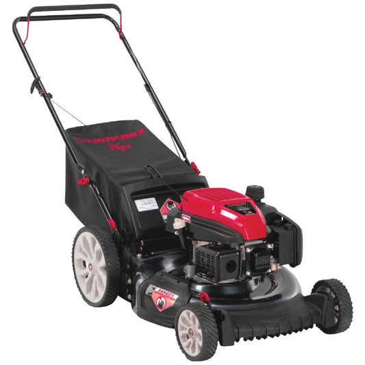 Troy-Bilt 21 In. 173cc Kohler Engine 3-in-1 Gas Walk Behind Push Lawn Mower with High Rear Wheels