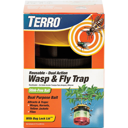 Terro Reusable Outdoor Wasp & Fly Trap