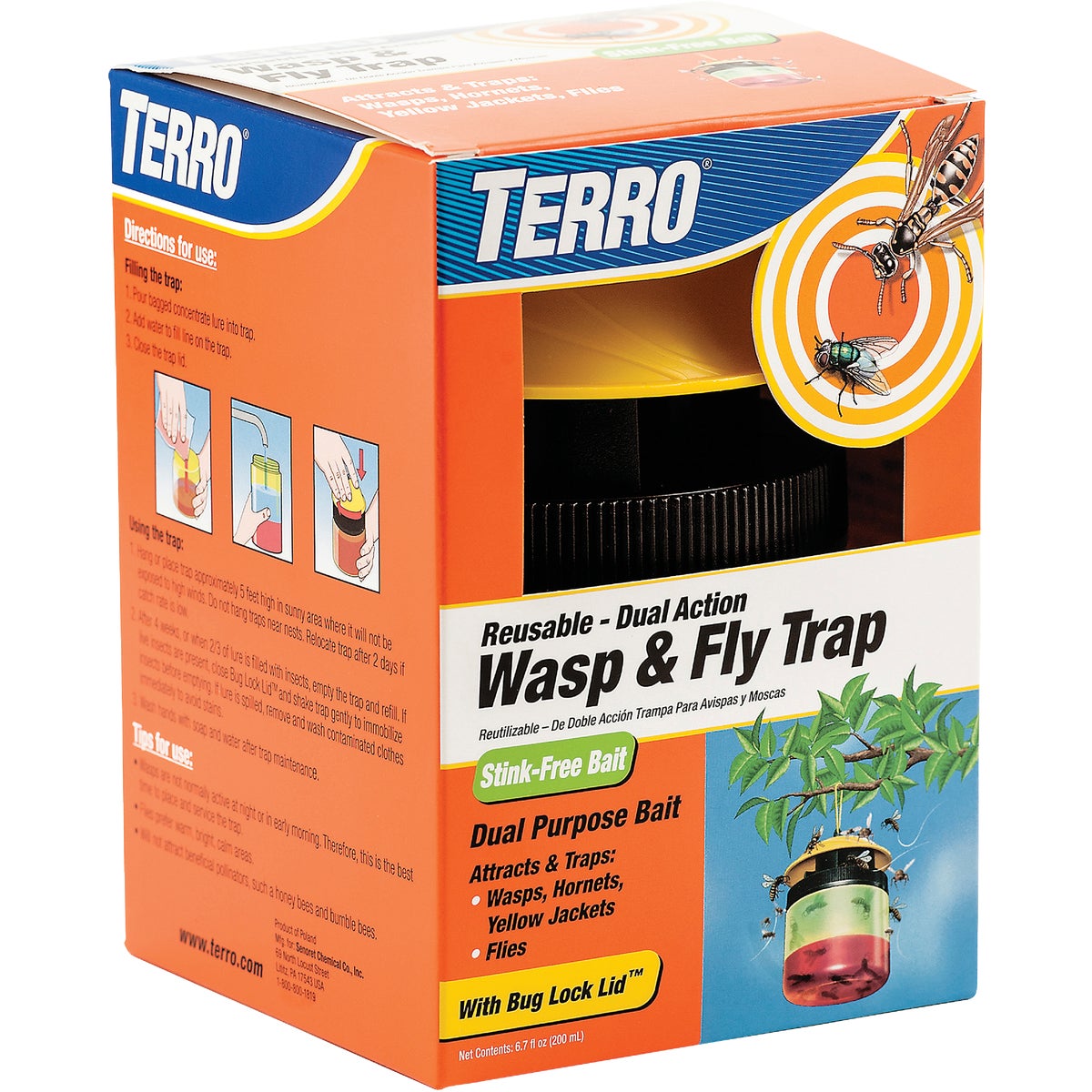 Terro Reusable Outdoor Wasp & Fly Trap